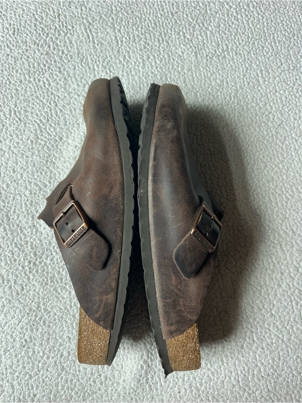 Birkenstock Boston Soft Footbed Clogs Habana Oiled Leather Mens 42 9 - Picture 6 of 8